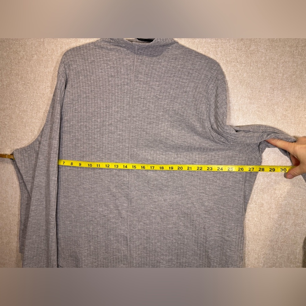 Madewell MWL Long Sleeve Mock Turtleneck Ribbed Shirt Loungewear Size 4X - Picture 5 of 10